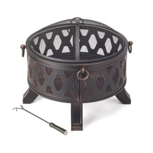 Rustic Wood Burning Fire Pit