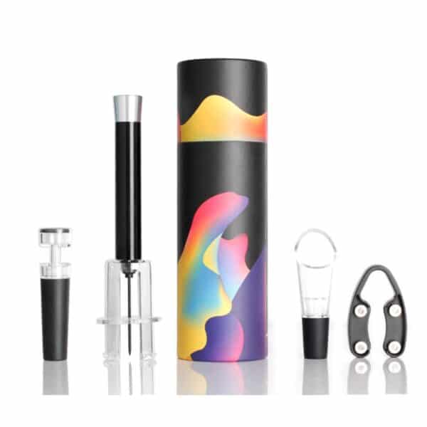 Foil Cutter Air Wine Opener Aerator And Wine Stopper Set