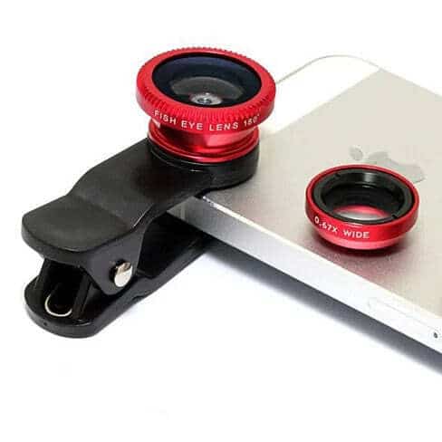 3-in-1 Universal Clip on Smartphone Camera Lens - 6 Colors - Image 2