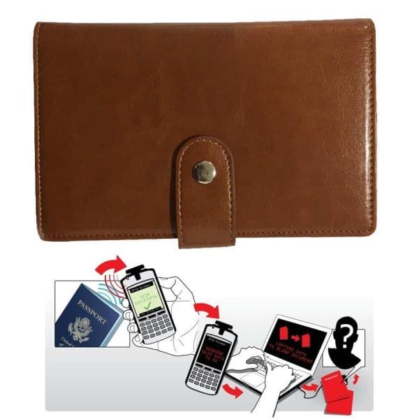 Passport Wallet with RFID Safe Lock - Image 4