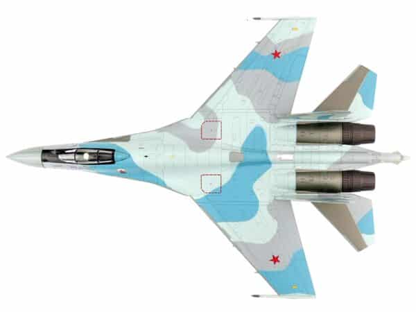 Sukhoi Su-35S Flanker E Fighter Aircraft "22nd IAP 303rd DPVO 11th Air Army VKS (Russian Aerospace Forces)" "Air Power Series" 1/72 Scale Model by Hobby Master - Image 4