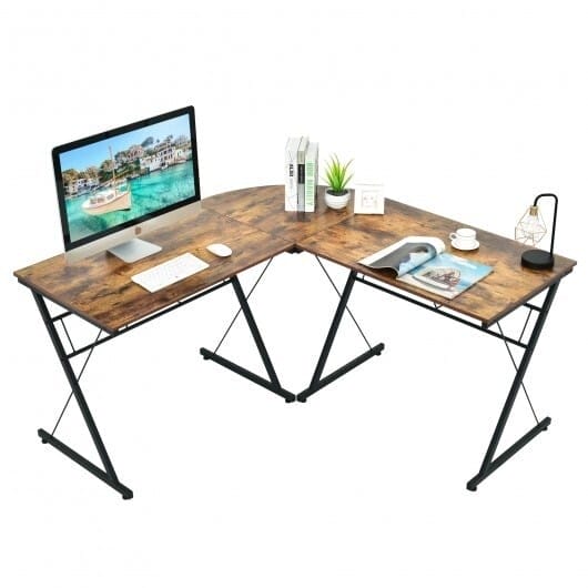 L-Shaped Corner Desk Computer Table - Image 6