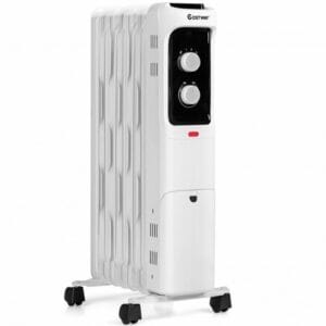 1500W Oil Filled Portable Radiator Space Heater