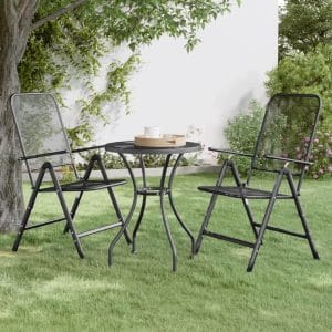 VidaXL Folding Patio Chairs 2 pcs