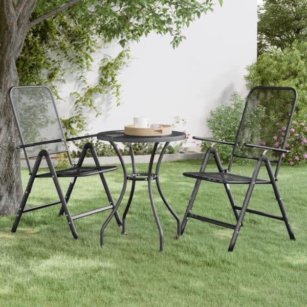 VidaXL Folding Patio Chairs 2 pcs