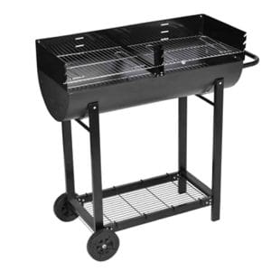 vidaXL -Half Barrel BBQ Grill