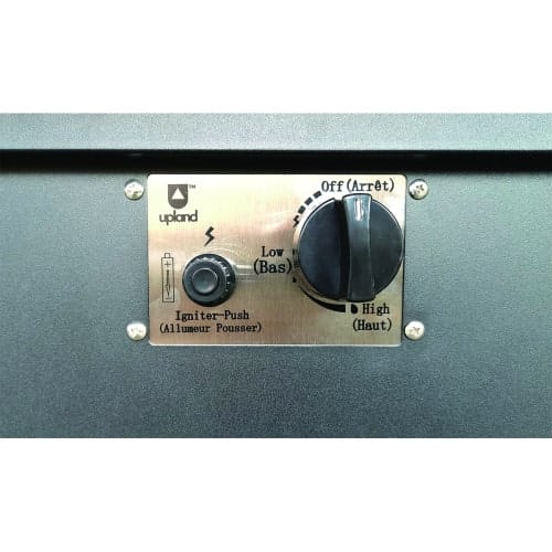 Brown Upland 30” Slat Top Gas Fire Pit Table - Image 5