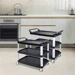 SOGA 2X 3 Tier Kitchen Trolley Big