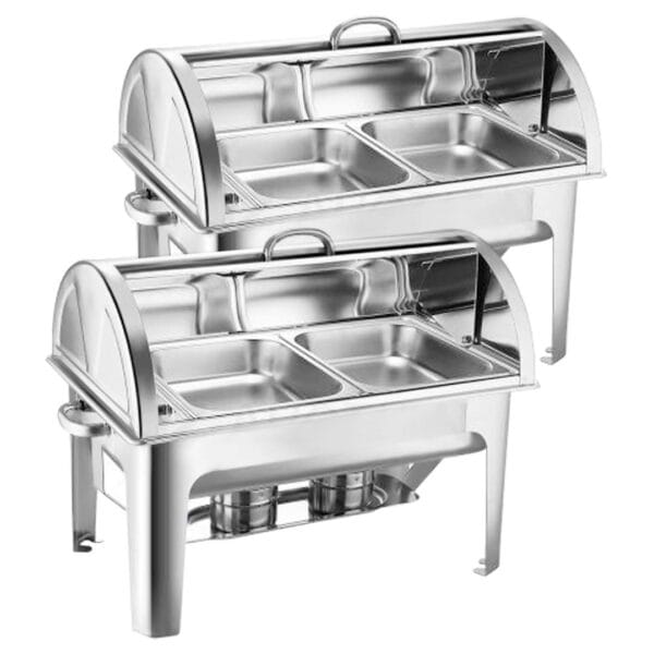 SOGA 2X 4.5L Chafing Dish Dual Tray Top - Image 2