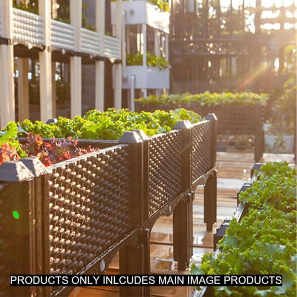 SOGA 2X 160cm Raised Planter Box Vegetable Herb Flower Outdoor Plastic Plants Garden Bed with Legs - Image 4