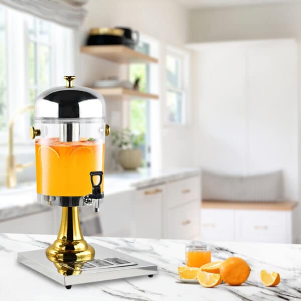 SOGA 2X Single 8L Stainless Steel Dispenser Beverage Juicer Transparent Commercial Drink Container Jug - Image 9