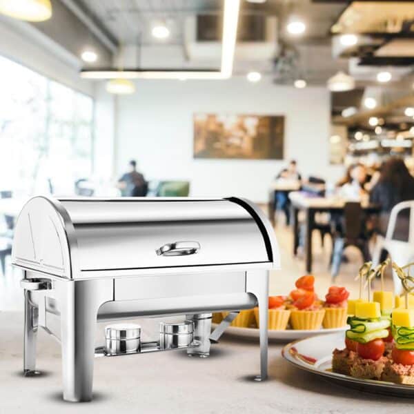 SOGA 2X 9L Chafing Dish Roll Top - Image 6
