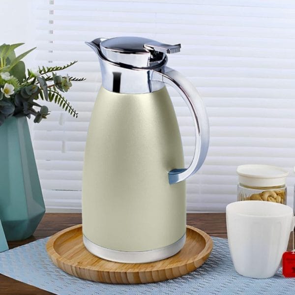 Soga 1.8L Gold Color 3-Layer Vacuum Insulated Stainless Steel Flask - Image 2
