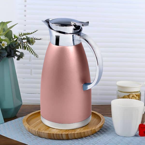 Soga 1.8L Rose Color 3-Layer Vacuum Insulated Stainless Steel Flask - Image 3