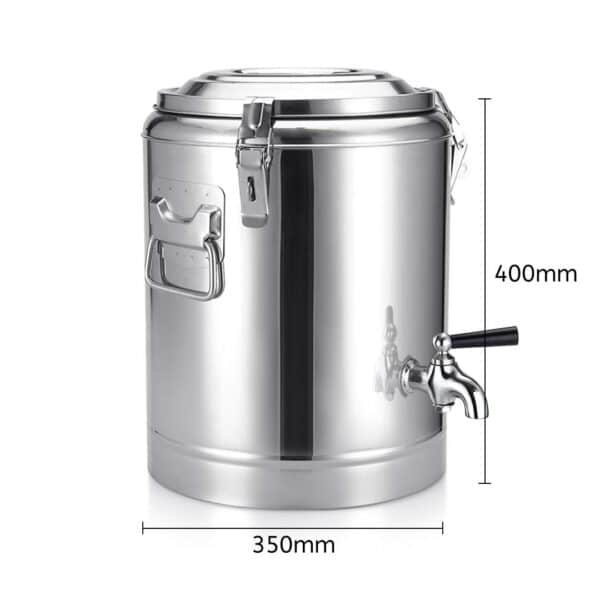 SOGA 2X 30L Stainless Steel Insulated Stock Pot Dispenser Hot & Cold Beverage Container With Tap - Image 9