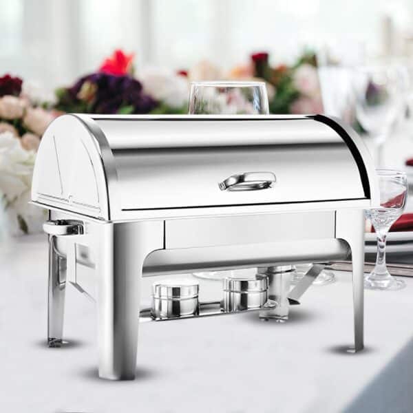 SOGA 2X 9L Chafing Dish Roll Top - Image 4