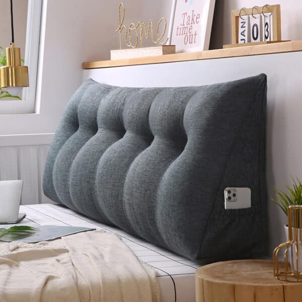 SOGA 2X 100cm Dark Grey Tatami Cushion Pillow - Image 7