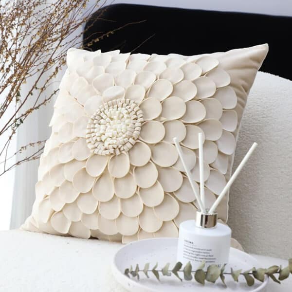 SOGA 45cm Pillow Sunflower Cover 100% Cotton Covers Linen Case Cushion Throw Pillow - Image 3
