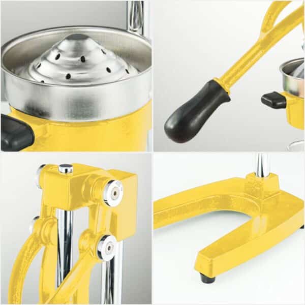 SOGA Commercial Manual Juicer Hand Press Juice Extractor Squeezer Orange Citrus Yellow - Image 4