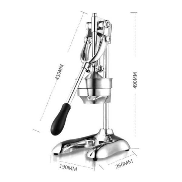 SOGA 2x Stainless Steel Manual Juicer Hand Press Juice Extractor Squeezer Orange Citrus - Image 11