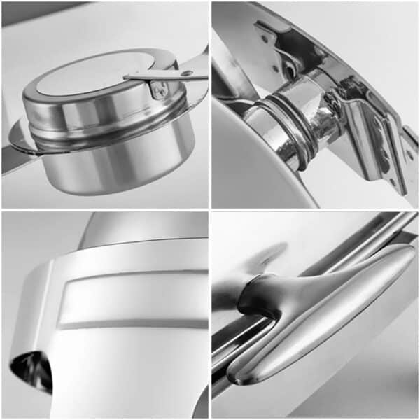 SOGA 2X 6L Chafing Dish with Roll Top - Image 3