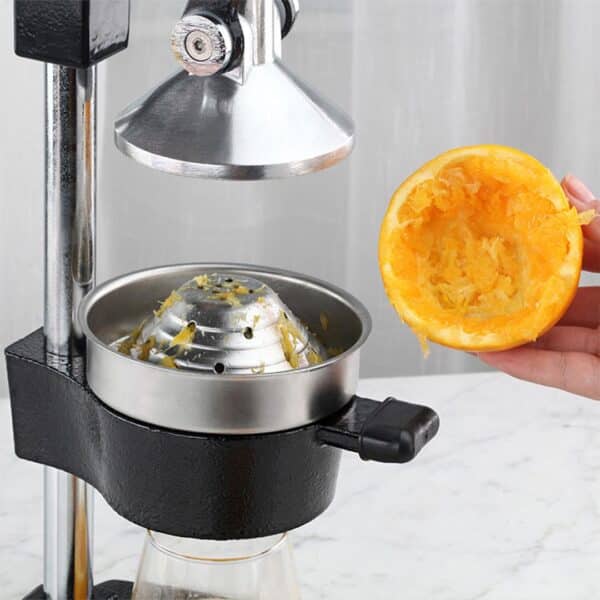 SOGA Commercial Manual Juicer Hand Press Juice Extractor Squeezer Orange Citrus Matte Black - Image 5