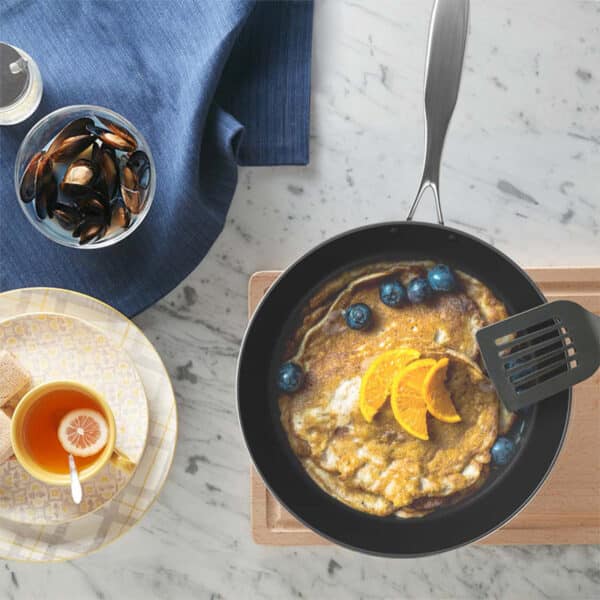 SOGA Stainless Steel Fry Pan 22cm Frying Pan Induction FryPan Non Stick Interior - Image 10