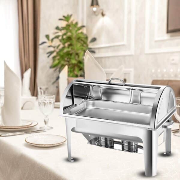 SOGA 2X 9L Chafing Dish Roll Top - Image 5
