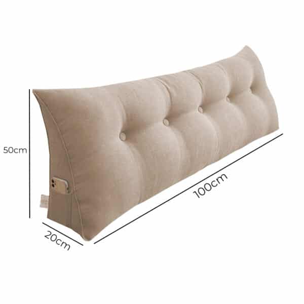 SOGA 4X 100cm Beige Tatami Cushion - Image 5