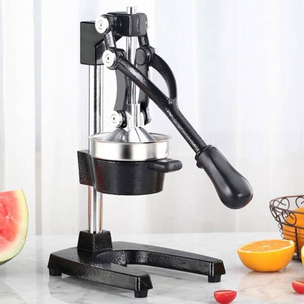 SOGA Commercial Manual Juicer Hand Press Juice Extractor Squeezer Orange Citrus Matte Black - Image 4