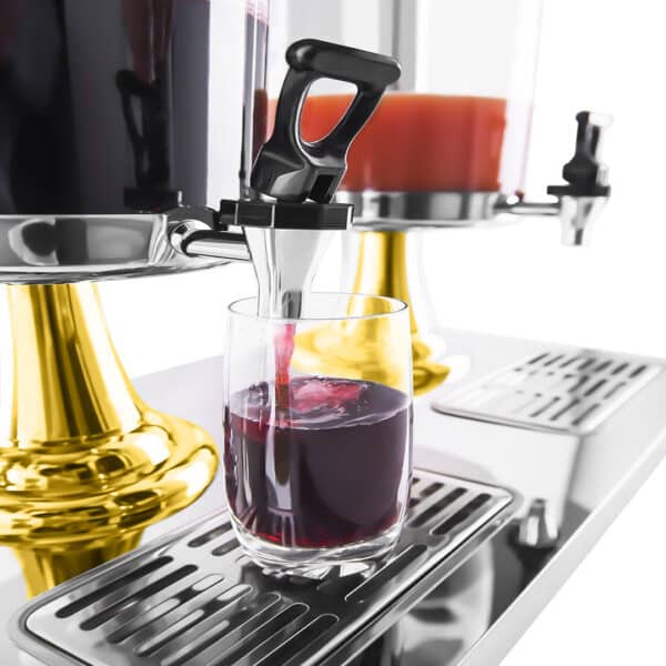 SOGA Single 8L Stainless Steel Dispenser Beverage Juicer Transparent Commercial Drink Container Jug - Image 5