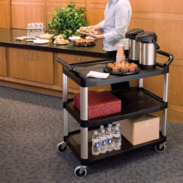 SOGA 2 Tier Food Trolley Portable Kitchen Cart Multifunctional - Image 3