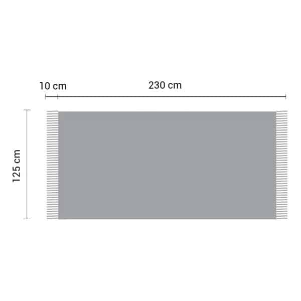 SOGA 2X Blue Diamond Pattern Blanket - Image 5