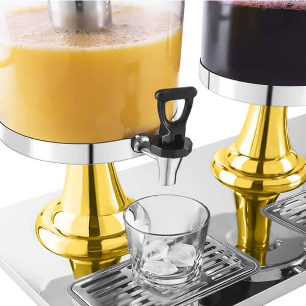 SOGA Single 8L Stainless Steel Dispenser Beverage Juicer Transparent Commercial Drink Container Jug - Image 4