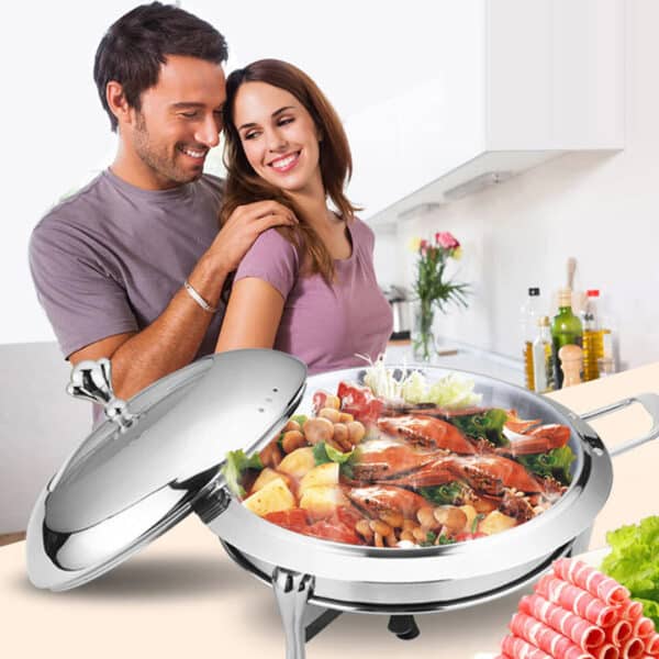 Man and woman in kitchen