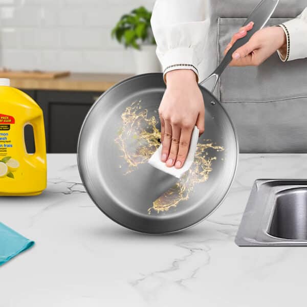 SOGA Stainless Steel Fry Pan 20cm Frying Pan Top Grade Induction Cooking FryPan - Image 5
