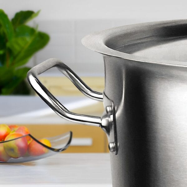 SOGA Stock Pot 32L Top Grade Thick Stainless Steel Stockpot 18/10 - Image 4