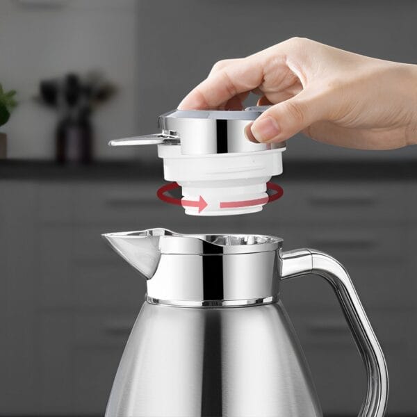 SOGA 2X 2.3L Stainless Steel Insulated Vacuum Flask Water Coffee Jug Thermal - Image 5