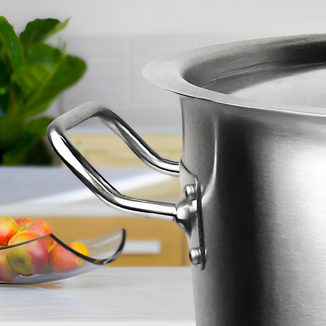 SOGA Stock Pot 17L Top Grade Thick Stainless Steel - Image 5