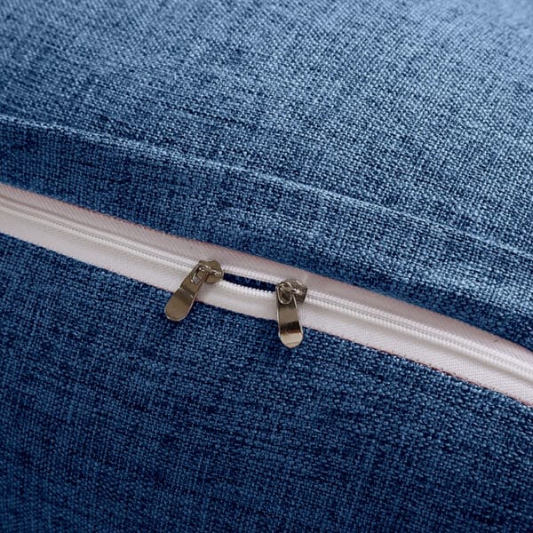 SOGA 100cm Blue Triangular Wedge Bed Pillow Headboard Backrest Bedside Tatami Cushion Home Decor - Image 3