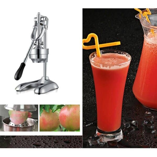 SOGA Stainless Steel Manual Juicer Hand Press Juice Extractor Squeezer Orange Citrus - Image 2