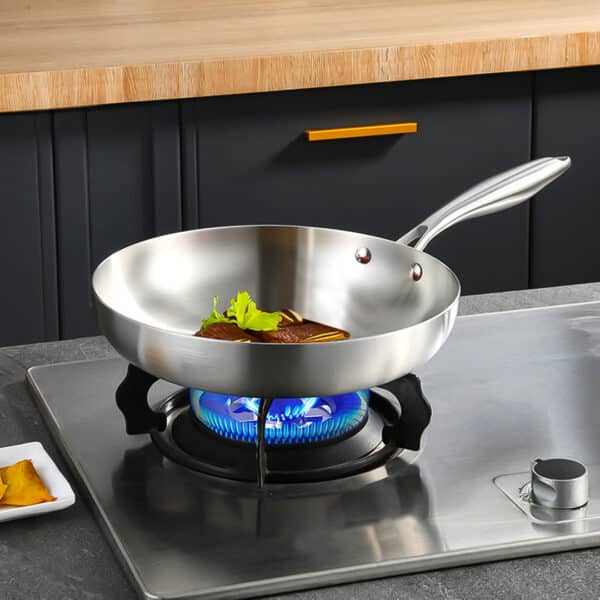 SOGA Stainless Steel Fry Pan 28cm Frying Pan Top Grade Induction Cooking FryPan - Image 5