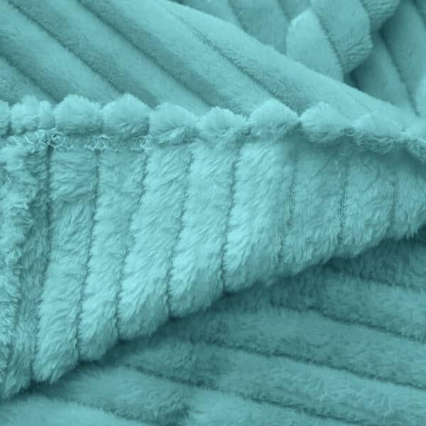 SOGA 2X Sky Blue Throw Blanket - Image 10