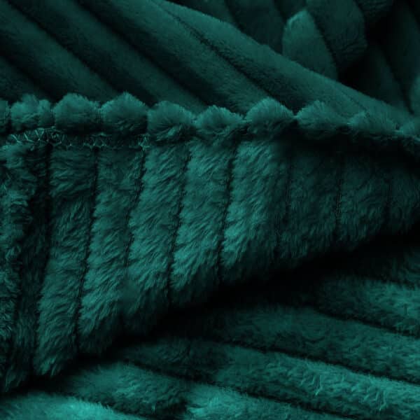SOGA 2X Dark GreenThrow Blanket - Image 2
