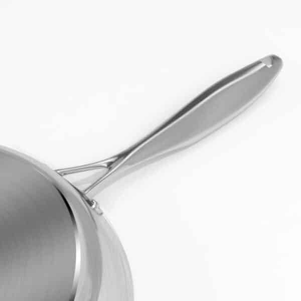SOGA Stainless Steel Fry Pan 22cm Frying Pan Induction FryPan Non Stick Interior - Image 3