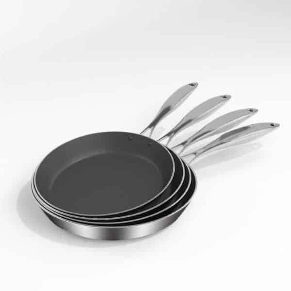 SOGA Stainless Steel Fry Pan 20cm Frying Pan Induction FryPan Non Stick Interior - Image 2