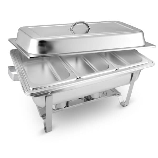 SOGA 3L Triple Tray Stainless Steel Chafing Food Warmer Catering Dish - Image 6