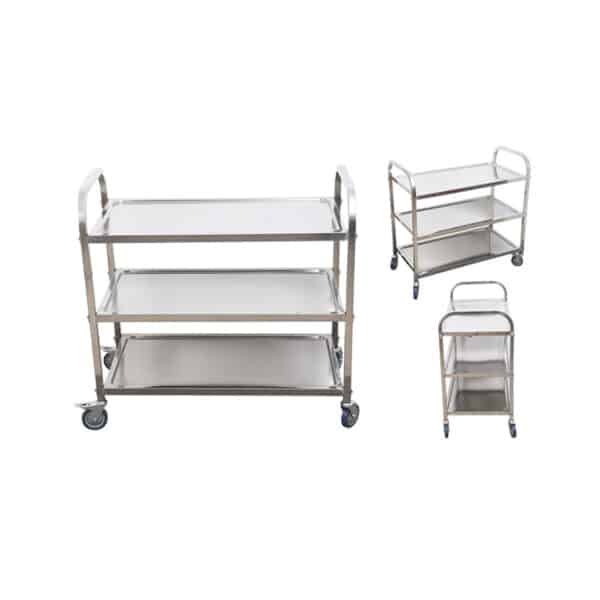 SOGA 2X 3 Tier Food Cart Trolley Large - Image 7