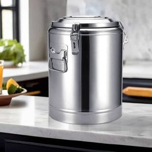 SOGA 12L Stainless Steel Insulated Stock Pot Hot & Cold Beverage Container
