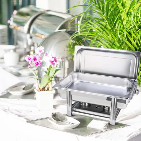 SOGA Single Tray Stainless Steel Chafing Catering Dish Food Warmer - Image 2